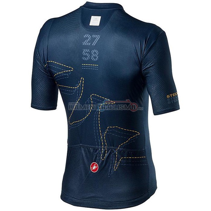 Abbigliamento Ciclismo Giro d'Italia Manica Corta 2020 Spento Blu